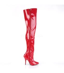 Overknee Stiefel SEDUCE-3010 - Lack Rot -Shoes Verkäufe pleaser seduce 3010 red 4