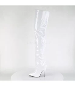Overknee Stiefel SEDUCE-3010 - Lack Weiß -Shoes Verkäufe pleaser seduce 3010 wht 2