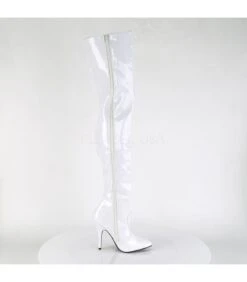 Overknee Stiefel SEDUCE-3010 - Lack Weiß -Shoes Verkäufe pleaser seduce 3010 wht 4