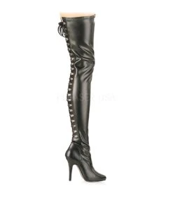 Overknee Stiefel SEDUCE-3063 - PU Schwarz