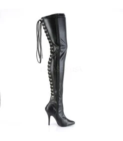 Overknee Stiefel SEDUCE-3063 - PU Schwarz -Shoes Verkäufe pleaser seduce 3063 bpu 4