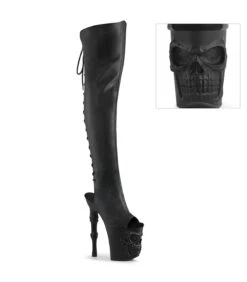 RAPTURE-3019 Overknee Stiefel - Schwarz Matt | Pleaser