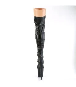 RAPTURE-3045 Overknee Stiefel - Schwarz Matt Mit Totenkopfplateau | Pleaser -Shoes Verkäufe rapture 3045 overknee stiefel schwarz matt mit totenkopfplateau pleaser 3