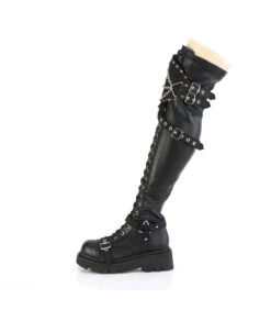 RENEGADE-320 Overknee Stiefel - Schwarz Matt | DemoniaCult -Shoes Verkäufe renegade 320 overknee stiefel schwarz matt demonia 2