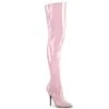 SEDUCE-3010 Overknee Stiefel - Lack Baby Pink | Pleaser