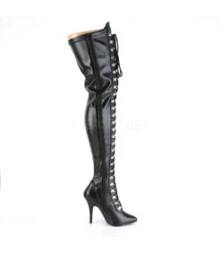 Pleaser Overknee Stiefel SEDUCE-3024 Schwarz -Shoes Verkäufe seduce 3024 sed3024 b pu 4