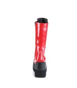 SHAKER-72 Plateau Stiefel - Rot | Demonia Cult -Shoes Verkäufe shaker 72 plateau stiefel rot demonia 3