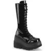 SHAKER-72 Plateau Stiefel - Schwarz | Demonia Cult