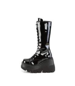 SHAKER-72 Plateau Stiefel - Schwarz | Demonia Cult -Shoes Verkäufe shaker 72 plateau stiefel schwarz demonia 7
