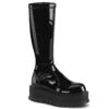 SLACKER-200 Plateau Stiefel - Schwarz | DemoniaCult