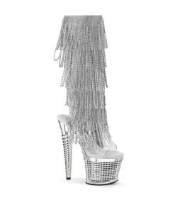 SPECTATOR-2017RSF Plateau Stiefel - Weiß | Pleaser