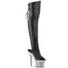 SPECTATOR-3019 Plateau Stiefel - Schwarz | Pleaser