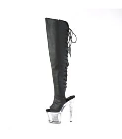 SPECTATOR-3019 Plateau Stiefel - Schwarz | Pleaser -Shoes Verkäufe spectator 3019 plateau stiefel schwarz pleaser 3