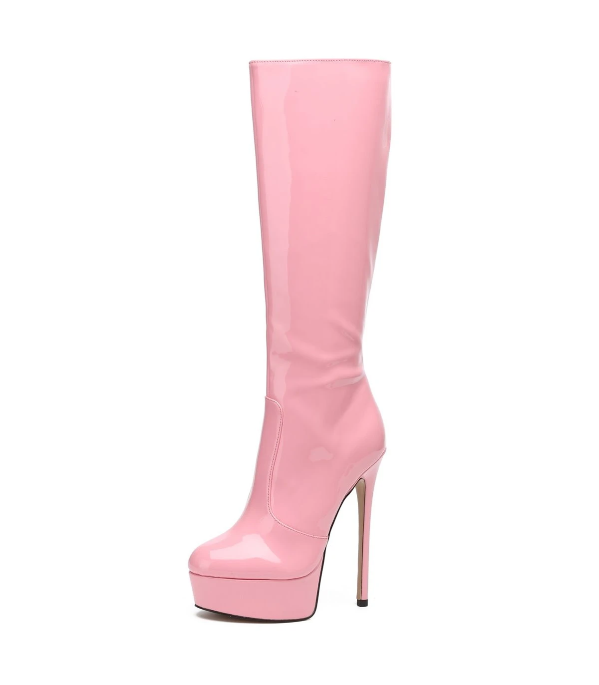 Giaro Stiefel Stackstand Pink Lack 2 Giaro Stiefel Stackstand Pink Lack – Bild 2