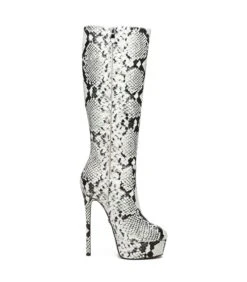 Giaro Stiefel Stackstand Schlangenmuster -Shoes Verkäufe stackstand snake 3