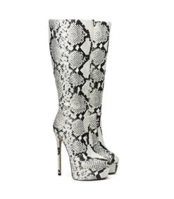 Giaro Stiefel Stackstand Schlangenmuster -Shoes Verkäufe stackstand snake 5