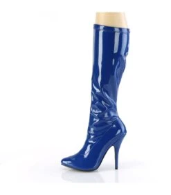 SEDUCE-2000 - Stiefel - Blau Lack | Pleaser -Shoes Verkäufe stiefel seduce 2000 blau lack pleaser 2