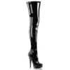 SULTRY-4000 Plateau Stiefel - Schwarz | Fabulicious
