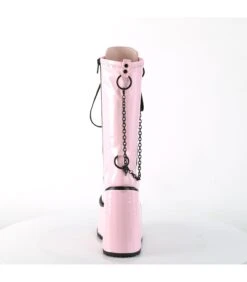 SWING-150 Plateau Stiefel - Rosa Lack | DemoniaCult -Shoes Verkäufe swing 150 plateau stiefel rosa lack demonia 3