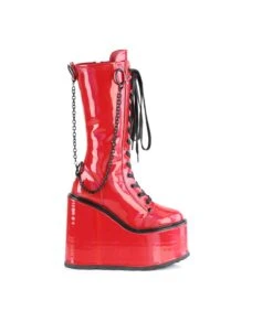 SWING-150 Plateau Stiefel - Rot Lack | DemoniaCult 9 SWING-150 Plateau Stiefel - Rot Lack | DemoniaCult -Shoes Verkäufe swing 150 plateau stiefel rot lack demonia 4