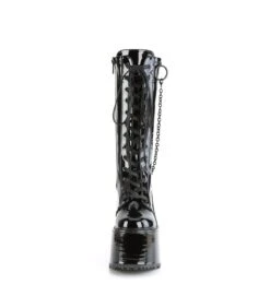 SWING-150 Plateau Stiefel - Schwarz Lack | DemoniaCult -Shoes Verkäufe swing 150 plateau stiefel schwarz lack demonia 6