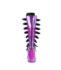 SWING-815 Plateau Stiefel - Violett Lack/Mehrfarbig | DemoniaCult -Shoes Verkäufe swing 815 plateau stiefel pink lack mehrfarbig demonia 3