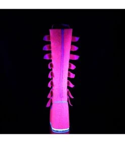 SWING-815 Plateau Stiefel - Pink Neon | DemoniaCult -Shoes Verkäufe swing 815 plateau stiefel pink neon demonia 3