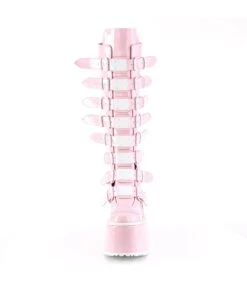 SWING-815 Plateau Stiefel - Rosa Lack | DemoniaCult -Shoes Verkäufe swing 815 plateau stiefel rosa lack demonia 2