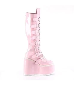 SWING-815 Plateau Stiefel - Rosa Lack | DemoniaCult -Shoes Verkäufe swing 815 plateau stiefel rosa lack demonia 5
