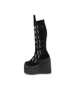 SWING-815 Plateau Stiefel - Schwarz | DemoniaCult -Shoes Verkäufe swing 815 plateau stiefel schwarz demonia 2