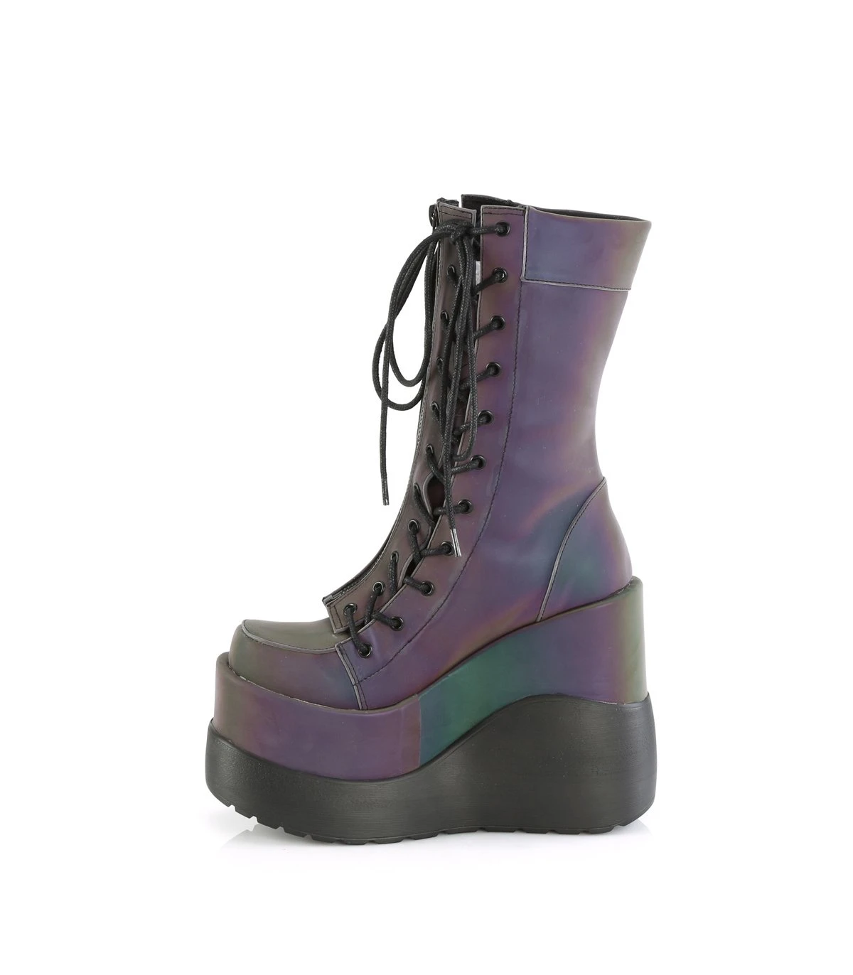 VOID-118 Plateau Stiefel - Mehrfarbig (Schwarzlicht-Edition) | DemoniaCult 3 VOID-118 Plateau Stiefel - Mehrfarbig (Schwarzlicht-Edition) | DemoniaCult – Bild 3