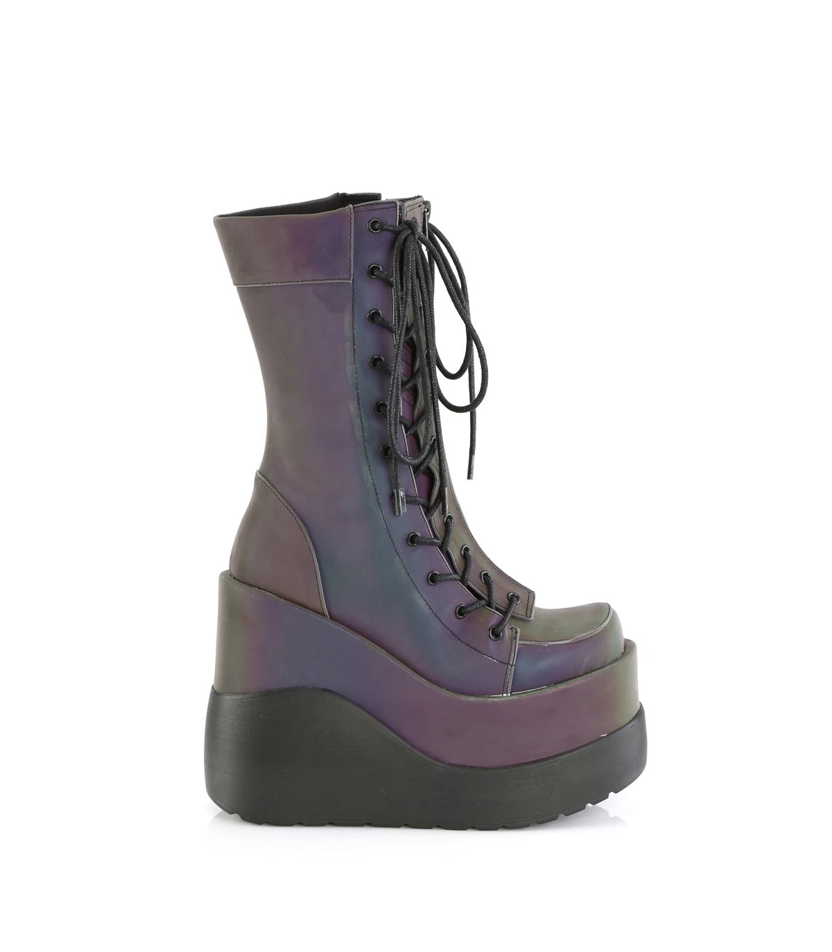 VOID-118 Plateau Stiefel - Mehrfarbig (Schwarzlicht-Edition) | DemoniaCult 5 VOID-118 Plateau Stiefel - Mehrfarbig (Schwarzlicht-Edition) | DemoniaCult – Bild 5