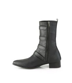 WARLOCK-110-B Stiefel - Schwarz Matt | DemoniaCult -Shoes Verkäufe warlock 110 b stiefel schwarz matt demonia 2