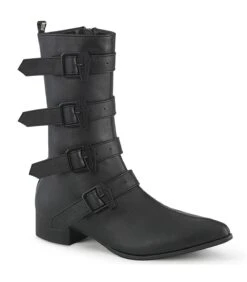 WARLOCK-110-C Stiefel - Schwarz Matt | DemoniaCult