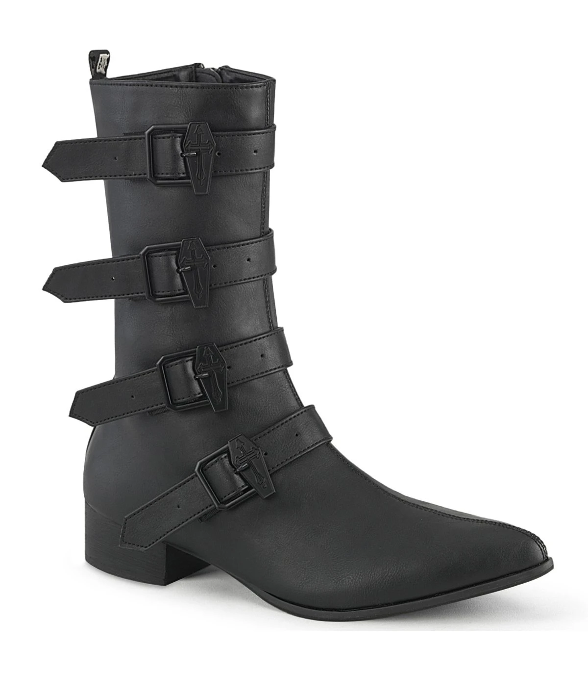 WARLOCK-110-C Stiefel - Schwarz Matt | DemoniaCult 1 WARLOCK-110-C Stiefel - Schwarz Matt | DemoniaCult
